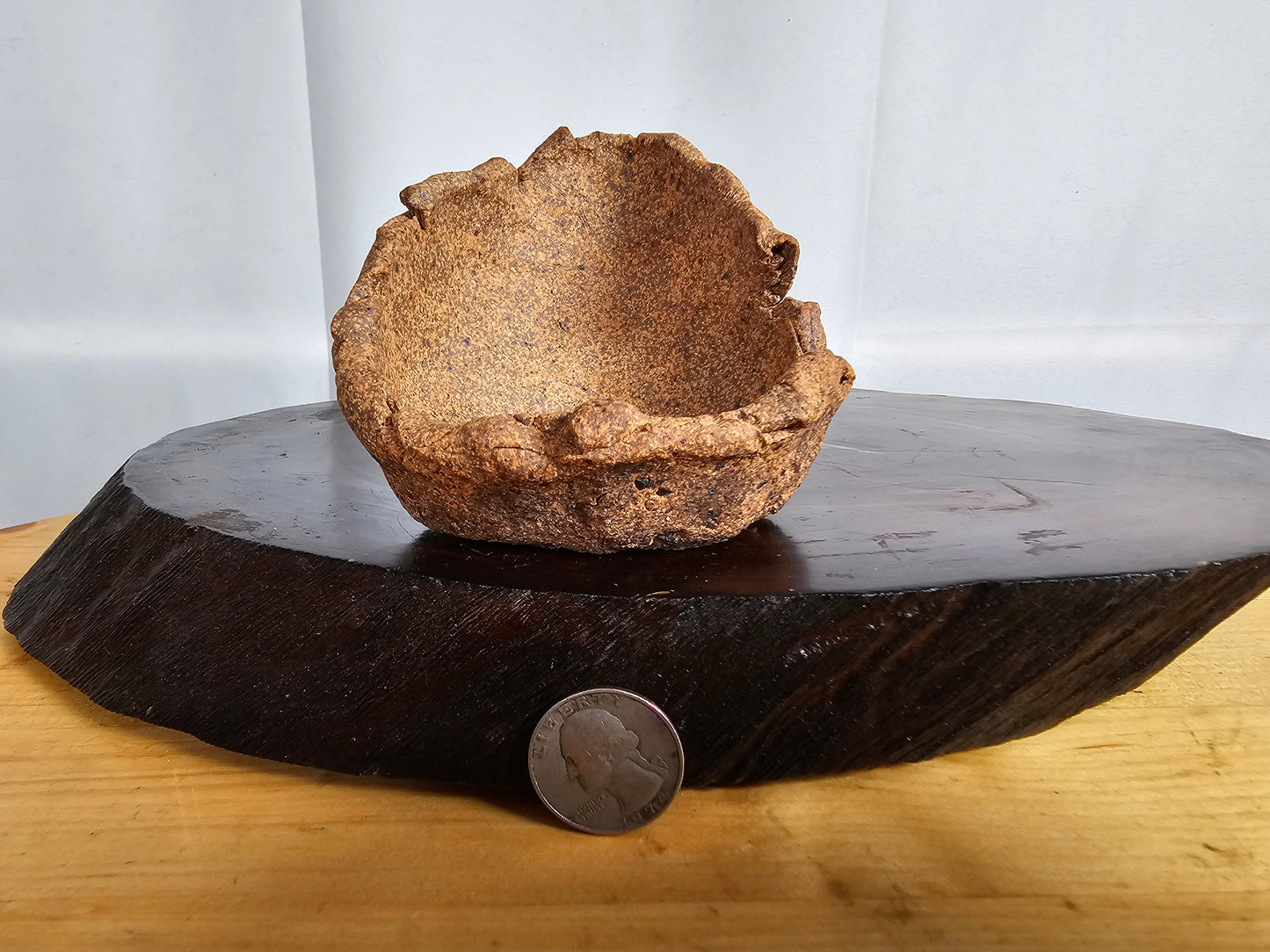 Unglazed Sandy Crescent #1