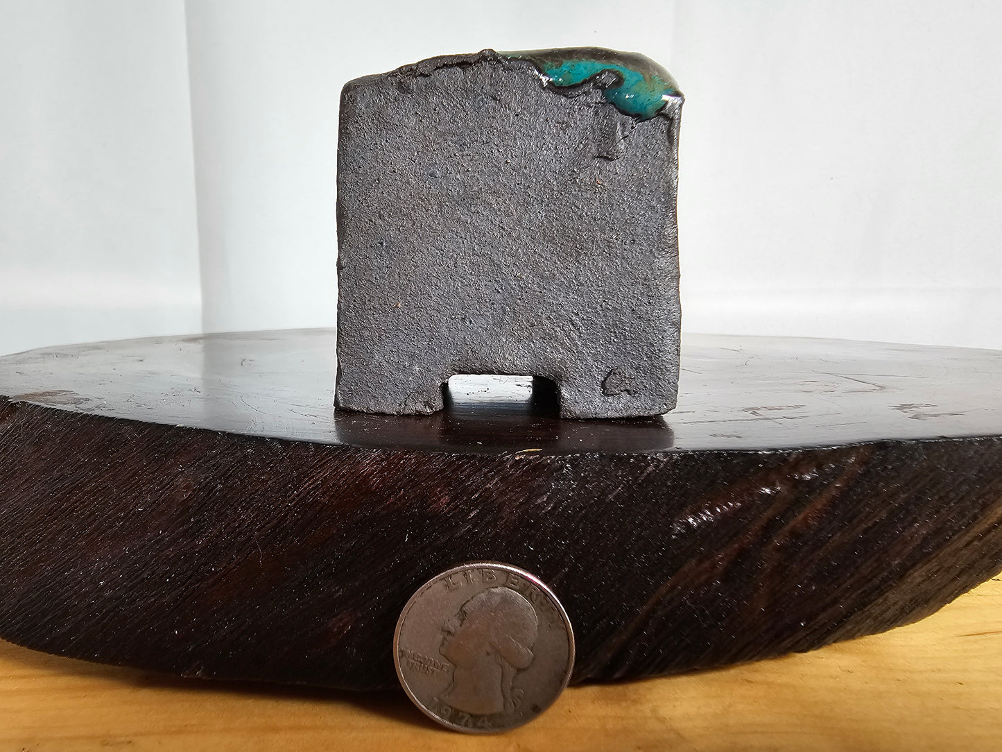 Jade Drip Unglazed Square #1