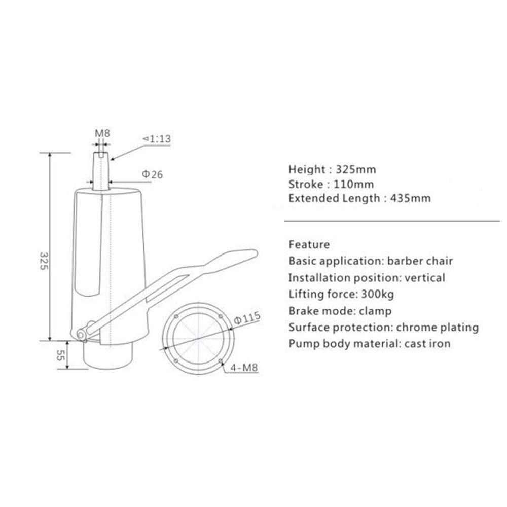 Barber Chair Base for DIY Turntable